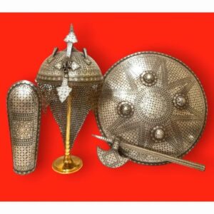 Rare Warrior Set - Mongolian Silver Design