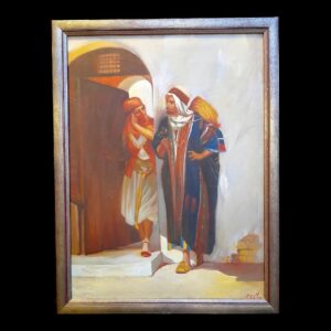 Orientalist Oil Painting Signed and Dated - Rare Artwork in Abu Dhabi