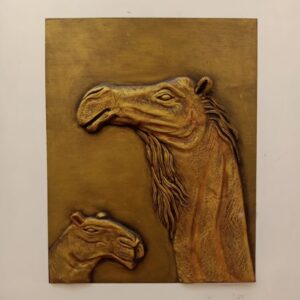Camel Paint Sculpture by Hazem The Iraqi Artist