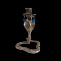 Vintage Victorian Cobra Candlestick - Image 2