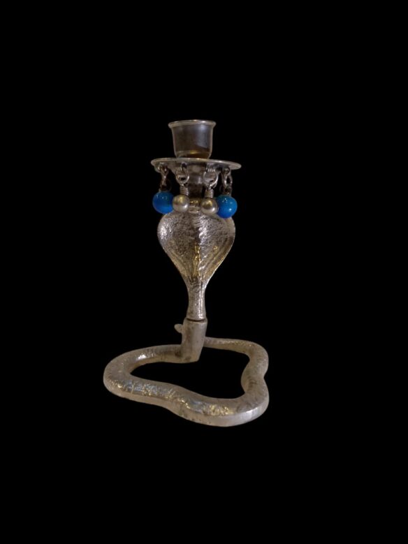 Vintage Victorian Cobra Candlestick
