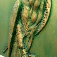 Heritage Falcon Paint Sculpture by Hazem The Iraqi artist - Image 6