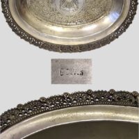 Silver Plate with First Emirates Logo (used for private hospitality boards) - Image 2