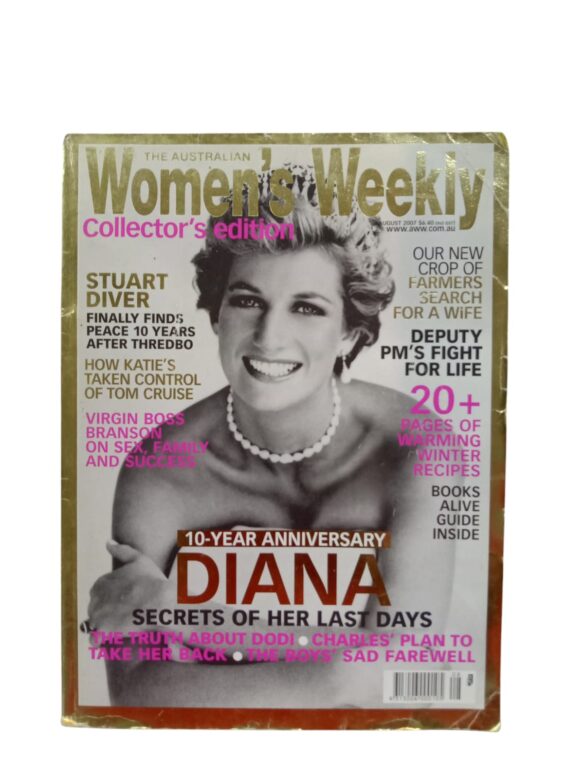 Vintage Magazine of Late Princes Diana Secrets of Her Last Days (August 2007 - 10 Year Anniversary)