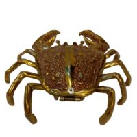A Crab-shape Jewelry Box made of Copper (Cancer - Zodiac Sign) - Image 6