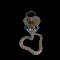 Vintage Victorian Cobra Candlestick - Image 6