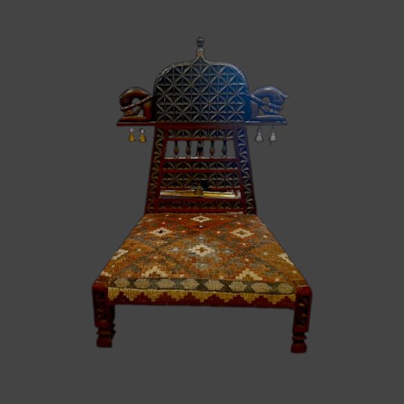 9th-Century Royal Rajasthani Wooden Chair