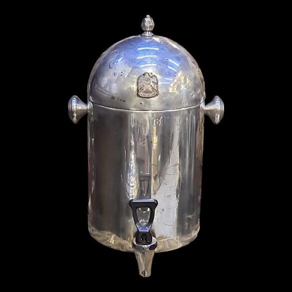 Vintage Silver-Plated Thermos with First UAE Logo